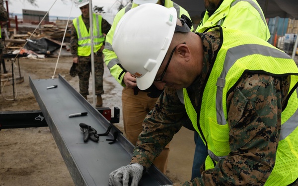 2nd MARDIV Headquarters Building Brick Laying Ceremony