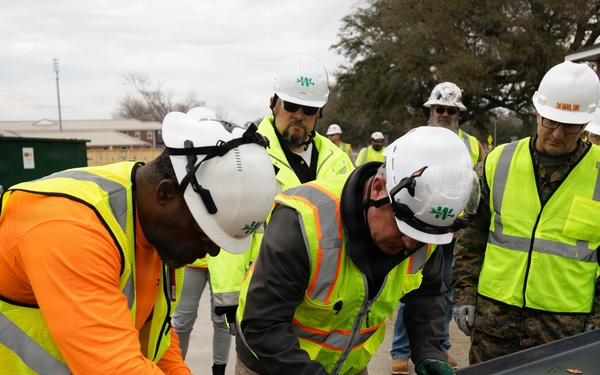 2nd MARDIV Headquarters Building Brick Laying Ceremony
