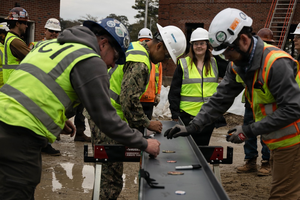 2nd MARDIV Headquarters Building Brick Laying Ceremony