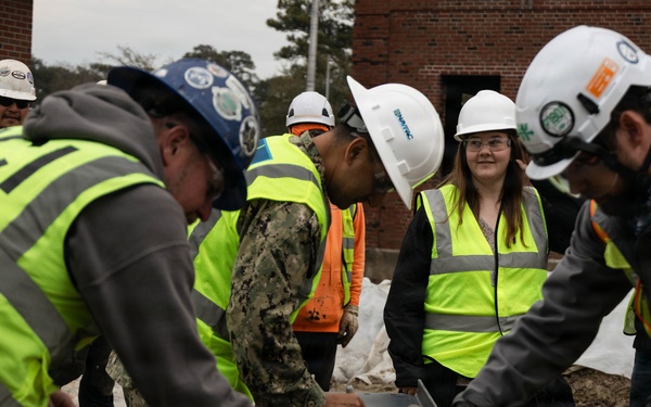 2nd MARDIV Headquarters Building Brick Laying Ceremony
