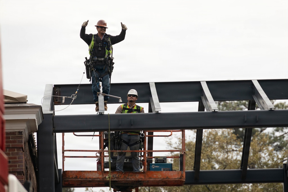 2nd MARDIV Headquarters Building Brick Laying Ceremony