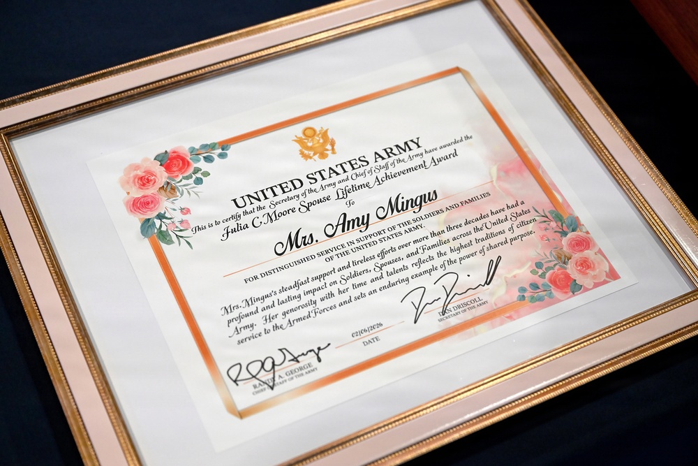 Retirement Ceremony in honor of Gen. James J. Mingus