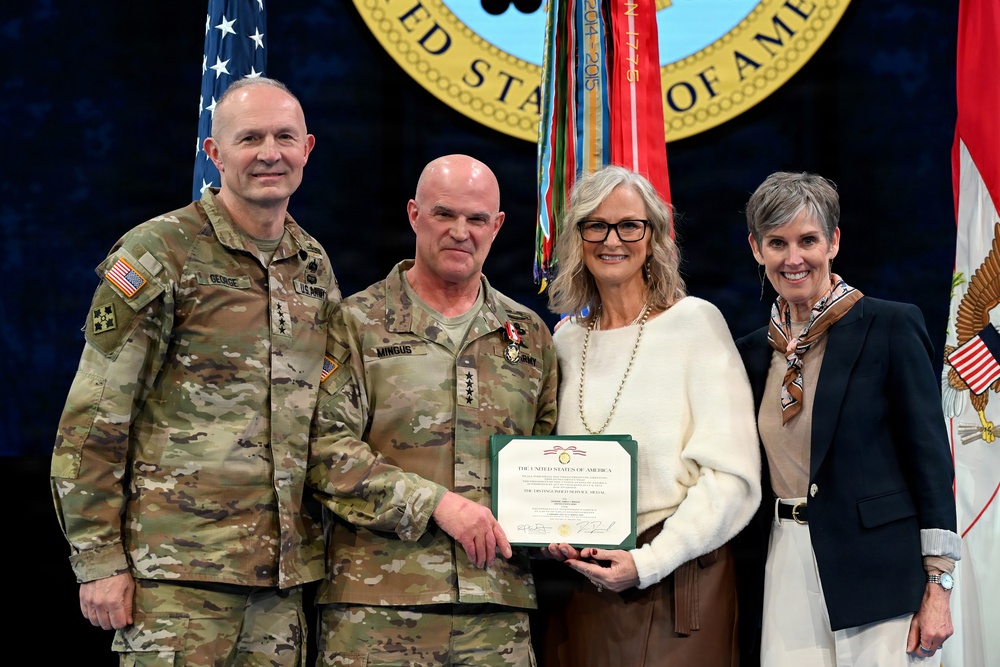 Retirement Ceremony in honor of Gen. James J. Mingus