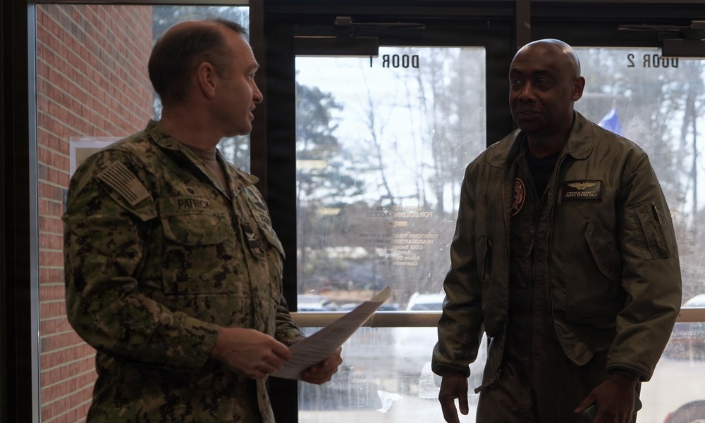 Naval Weapons Station Yorktown hosts REGCOM visit from Commander, Navy Region Mid-Atlantic