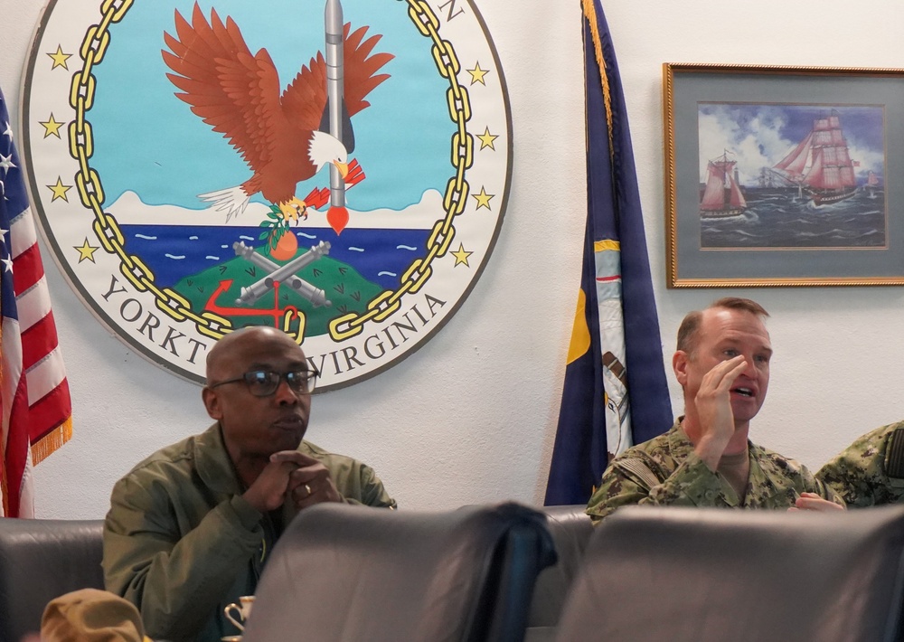 Naval Weapons Station Yorktown hosts REGCOM visit from Commander, Navy Region Mid-Atlantic