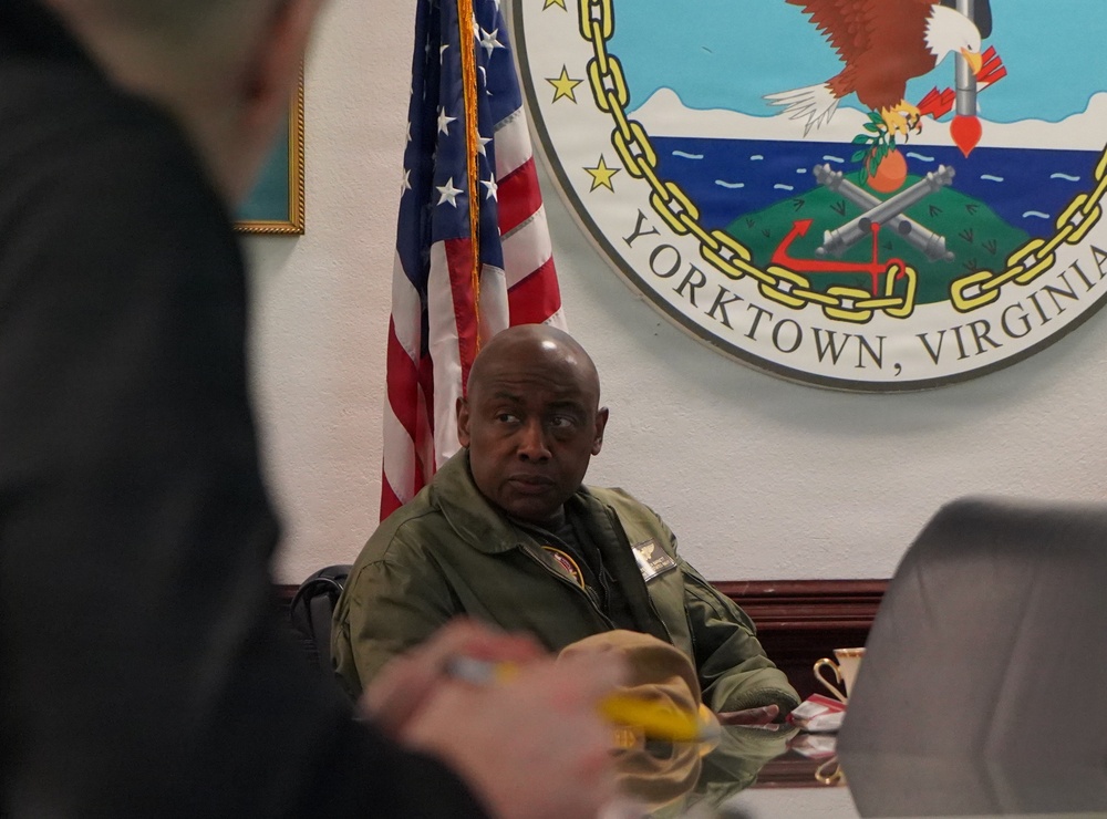 Naval Weapons Station Yorktown hosts REGCOM visit from Commander, Navy Region Mid-Atlantic