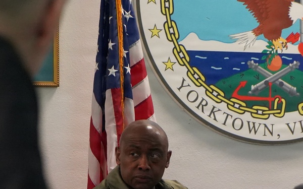 Naval Weapons Station Yorktown hosts REGCOM visit from Commander, Navy Region Mid-Atlantic