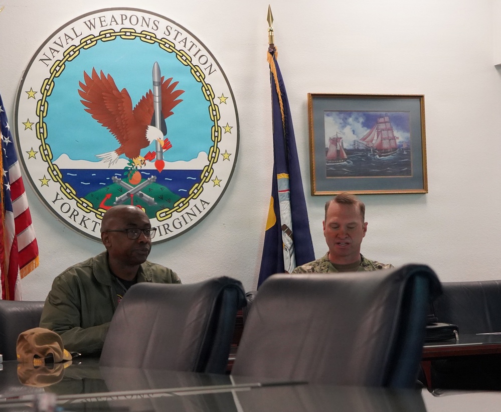 Commander, Navy Region Mid-Atlantic REGCOM visits Naval Weapons Station Yorktown