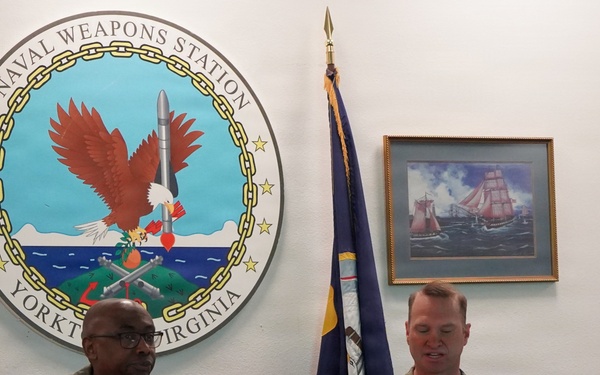 Commander, Navy Region Mid-Atlantic REGCOM visits Naval Weapons Station Yorktown
