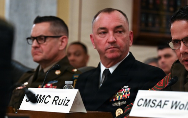 Sgt. Maj. of the Marine Corps Carlos Ruiz Testifies Senate Armed Services Committee Subcommittee on Personel