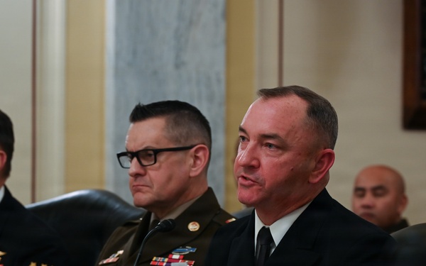 MCPON John Perryman Testifies Senate Armed Services Committee Subcommittee on Personel