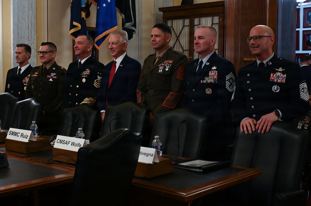 MCPON John Perryman Testifies Senate Armed Services Committee Subcommittee on Personel