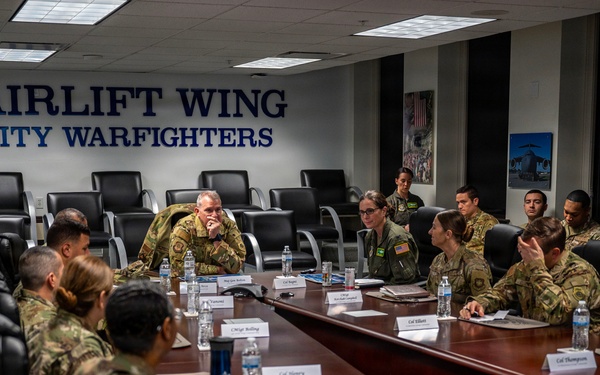 18th Air Force visits Team McChord