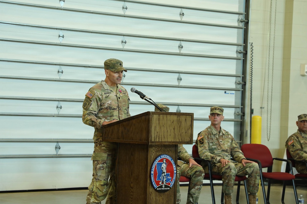 La. Guard’s 769th Brigade Engineer Battalion welcomes new commander