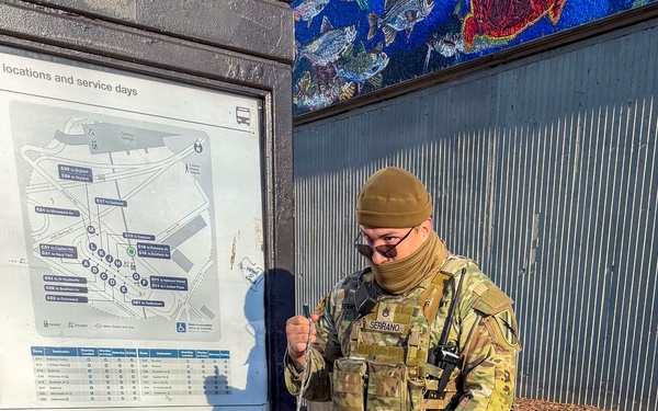 Georgia National Guard Soldiers Reunite Lost Puppy with Owner During D.C. Patrol