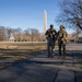 Joint Task Force Magnolia service members patrol on the National Mall in Washington, D.C.