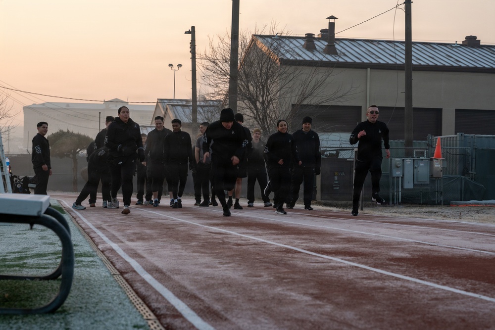 USSF Combat Forces Command CSEL joins Guardians for PT