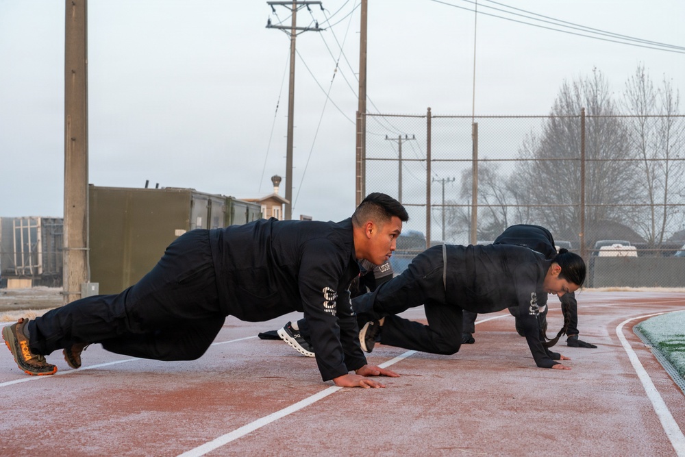 USSF Combat Forces Command CSEL joins Guardians for PT