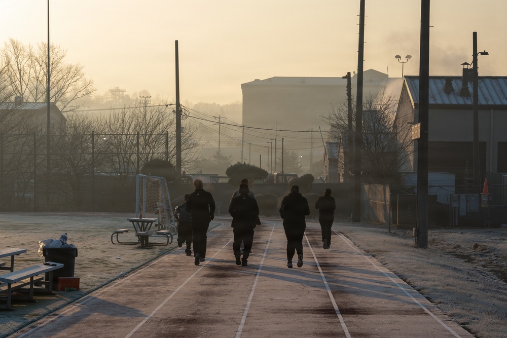 USSF Combat Forces Command CSEL joins Guardians for PT