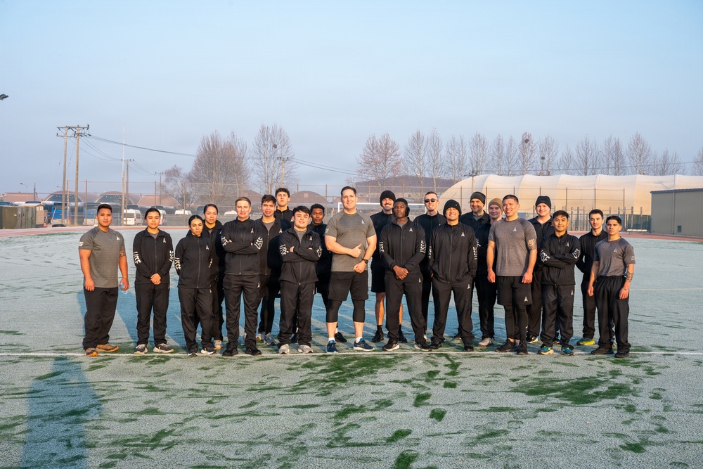 USSF Combat Forces Command CSEL joins Guardians for PT