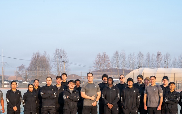 USSF Combat Forces Command CSEL joins Guardians for PT