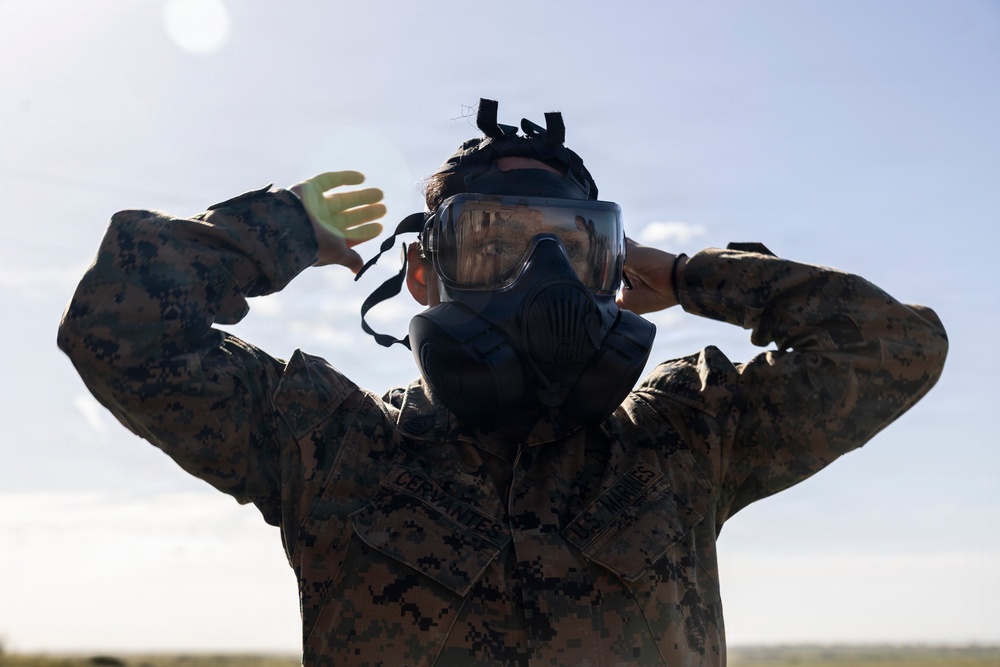 11th MEU Marines Conduct Annual CBRN Defense Training