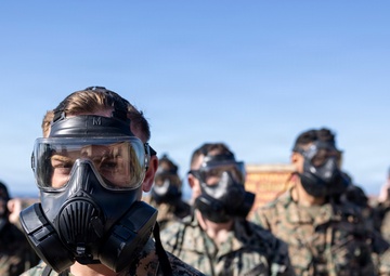 11th MEU Marines Conduct Annual CBRN Defense Training