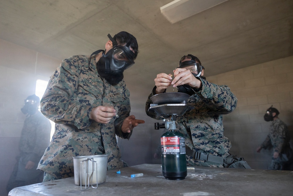11th MEU Marines Conduct Annual CBRN Defense Training