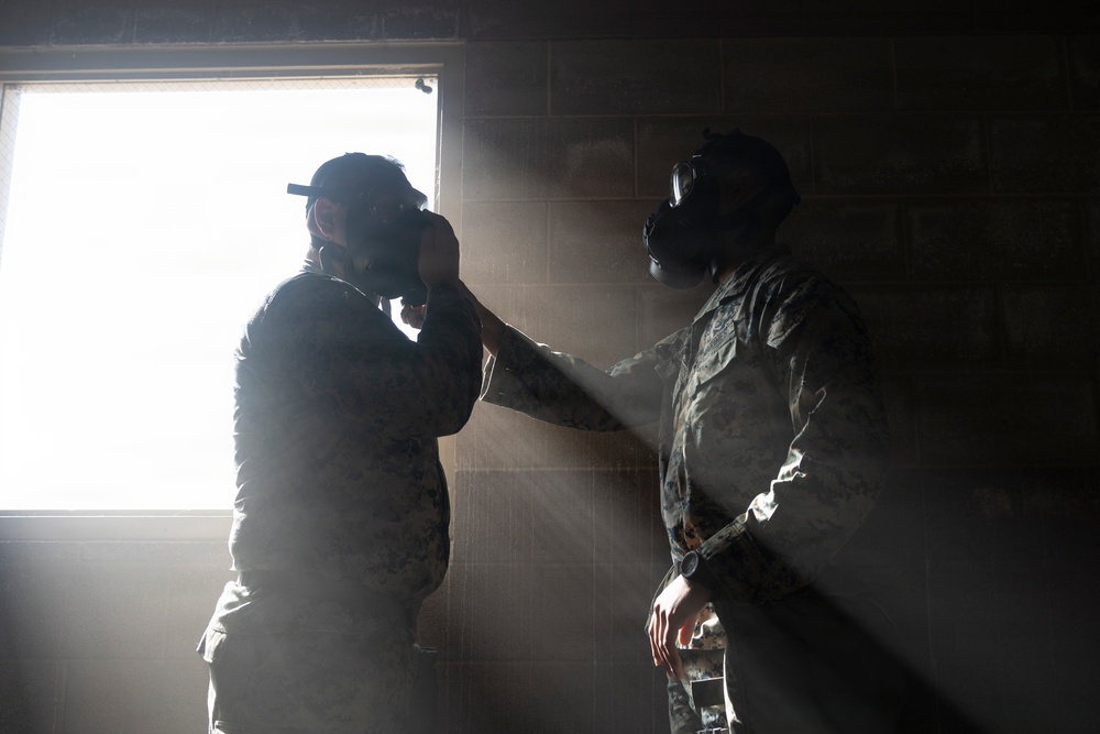 11th MEU Marines Conduct Annual CBRN Defense Training