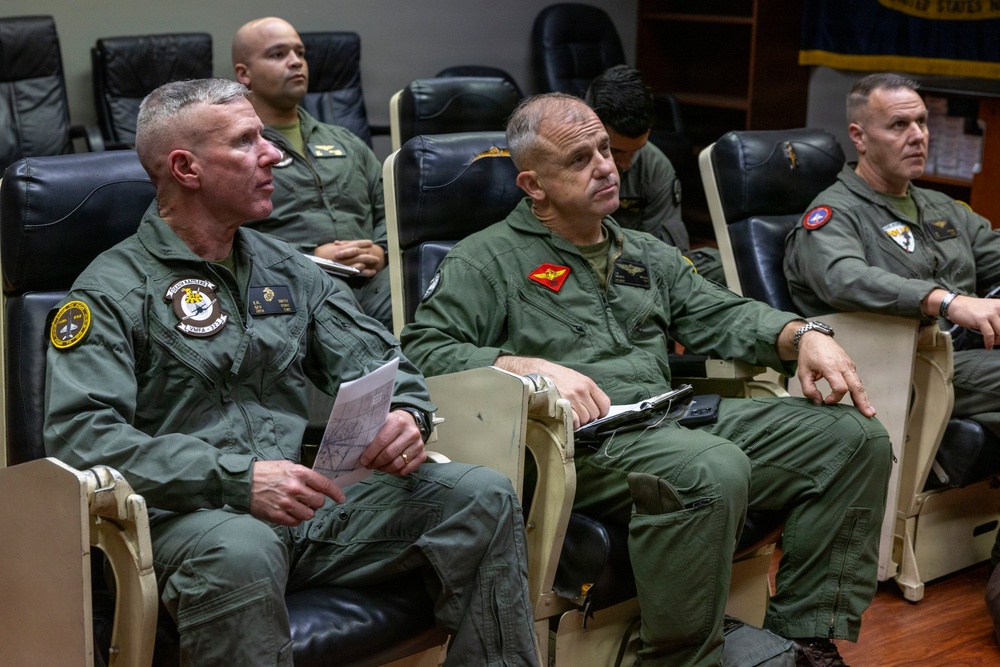 Commandant and CG F/A-18 Flight