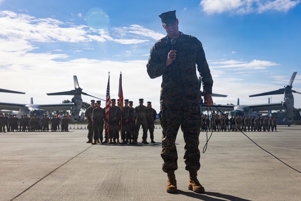 VMM-161 Change of Command