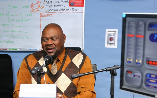 Kelvin Ezell, Director, LRC-Okinawa, on AFN-Okinawa Morning Radio Show
