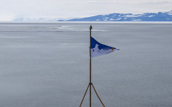 USCG Polar Star (WAGB 10) supports McMurdo Station during Operation Deep Freeze 2026
