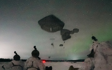 Paratroopers with 11th Airborne Division jump as OPFOR during Joint Pacific Multinational Readiness Center rotation
