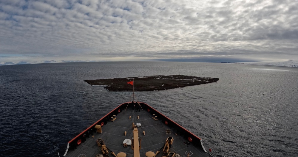 USCG Polar Star (WAGB 10) supports McMurdo Station during Operation Deep Freeze 2026