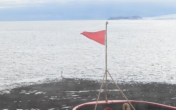 USCG Polar Star (WAGB 10) supports McMurdo Station during Operation Deep Freeze 2026