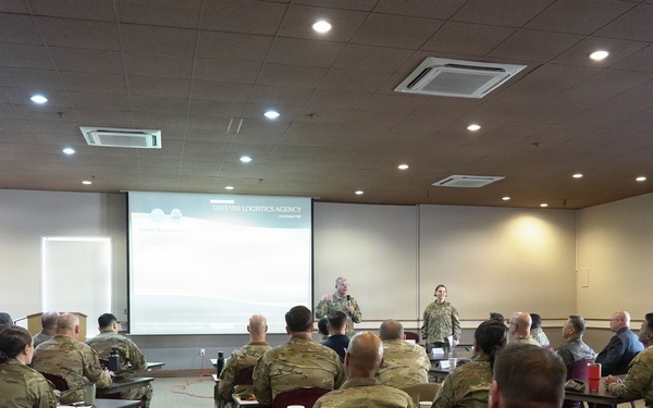 Senior leader hosts leadership professional development discussion