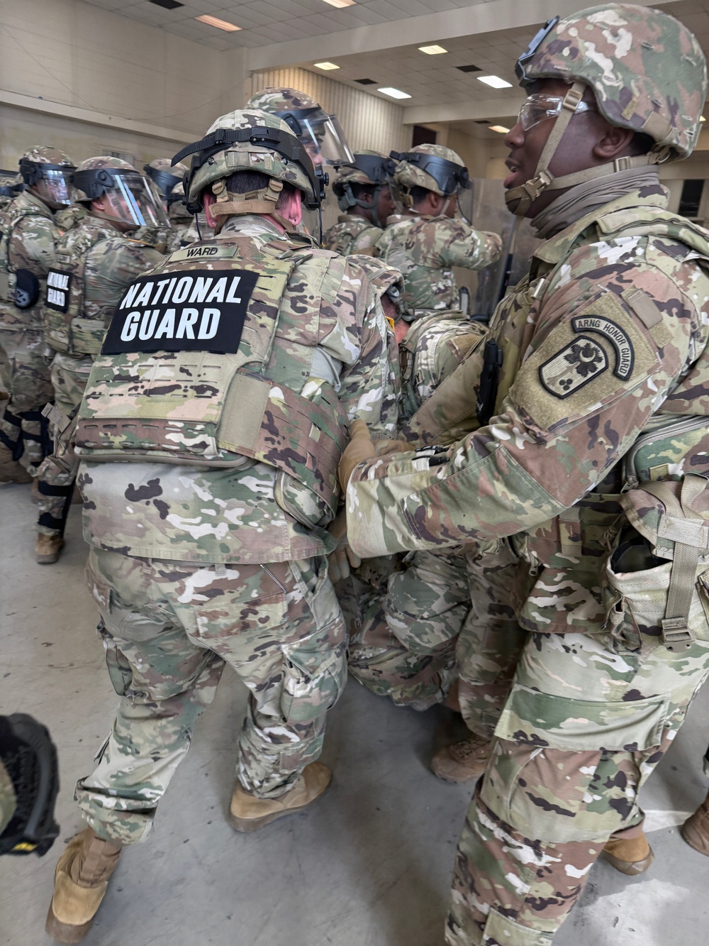 South Carolina National Guard Soldiers conduct security operations training at Joint Base Anacostia-Bolling