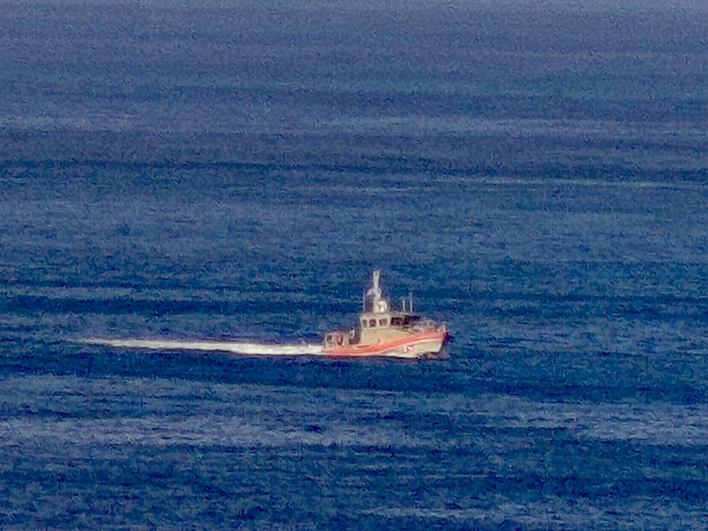 U.S. Coast Guard Station Apra Harbor searches for missing swimmer off Guam