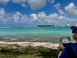 U.S. Coast Guard uses drone to aid in search for missing swimmer