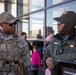A Mississippi National Guardsman patrols on the National Mall in Washington, D.C.