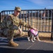 A Mississippi National Guardsman patrols on the National Mall in Washington, D.C.