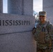 A Mississippi National Guard Soldier patrols on the National Mall in Washington, D.C.