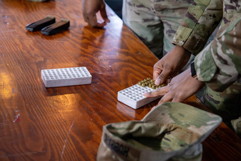 Mississippi National Guardsmen patrol on the National Mall in Washington, D.C.