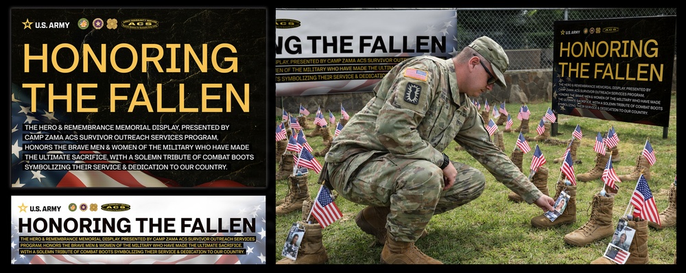 Honoring the Fallen - Poster board &amp; Banner design