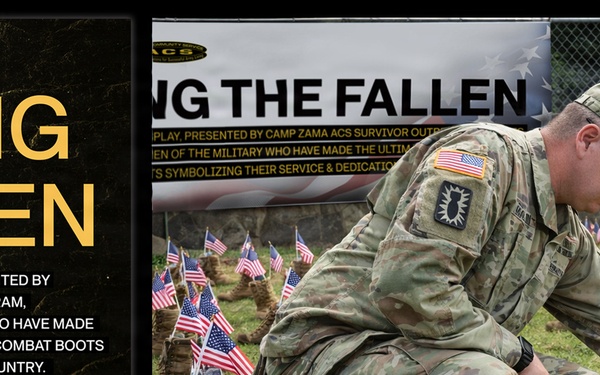 Honoring the Fallen - Poster board &amp; Banner design