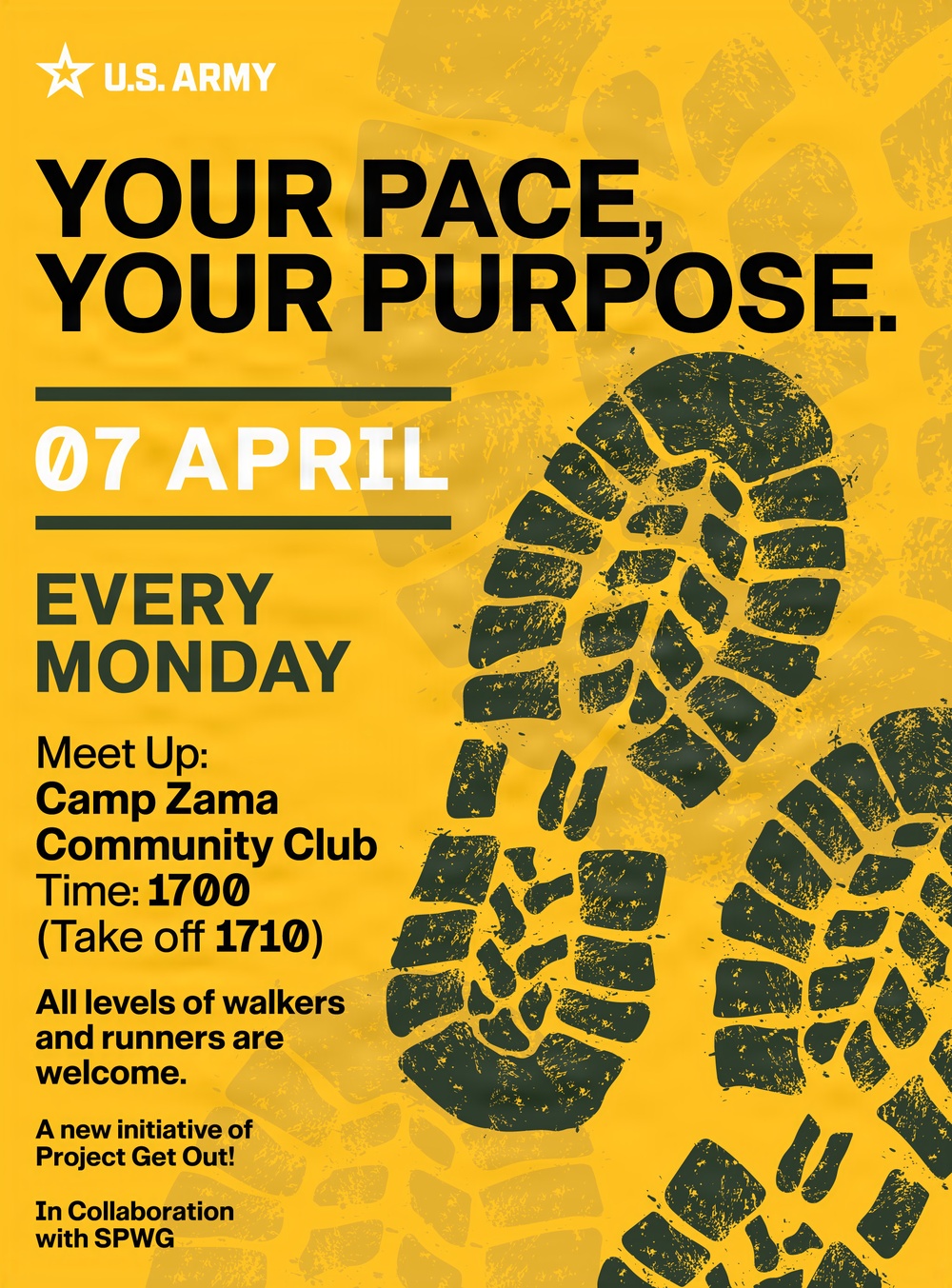 Your Pace, Your Purpose - Poster Design