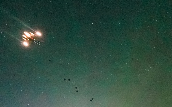 11th Airborne Division Conducts a Lowlight Tactical Airborne Insertion During JPMRC