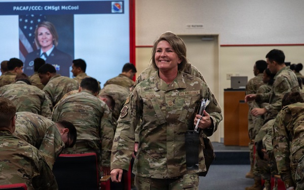 Keeping it McCool – PACAF command chief visits Kadena Air Base