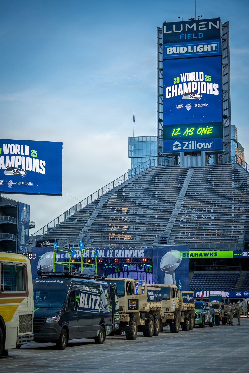'We're The Best In The World!’' – Washington National Guard supports Seahawks Super Bowl celebration